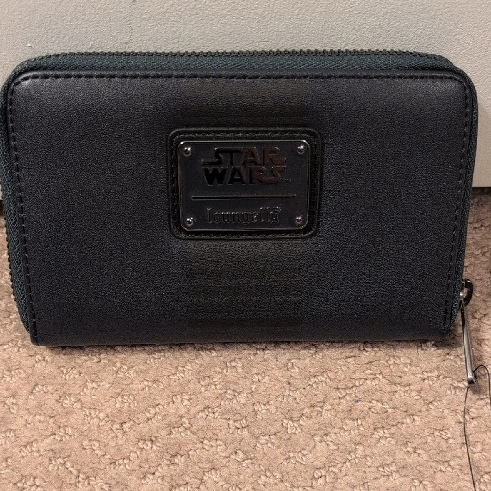 Loungefly Star Wars Darth Maul Sidious Scene Black and Gray Wallet